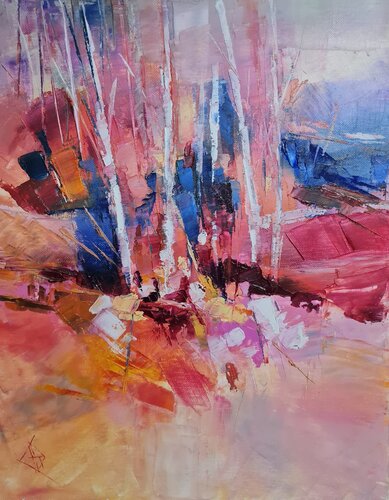 Semonce d'automne by Clarisse Daurat, Painting for Sale on Select