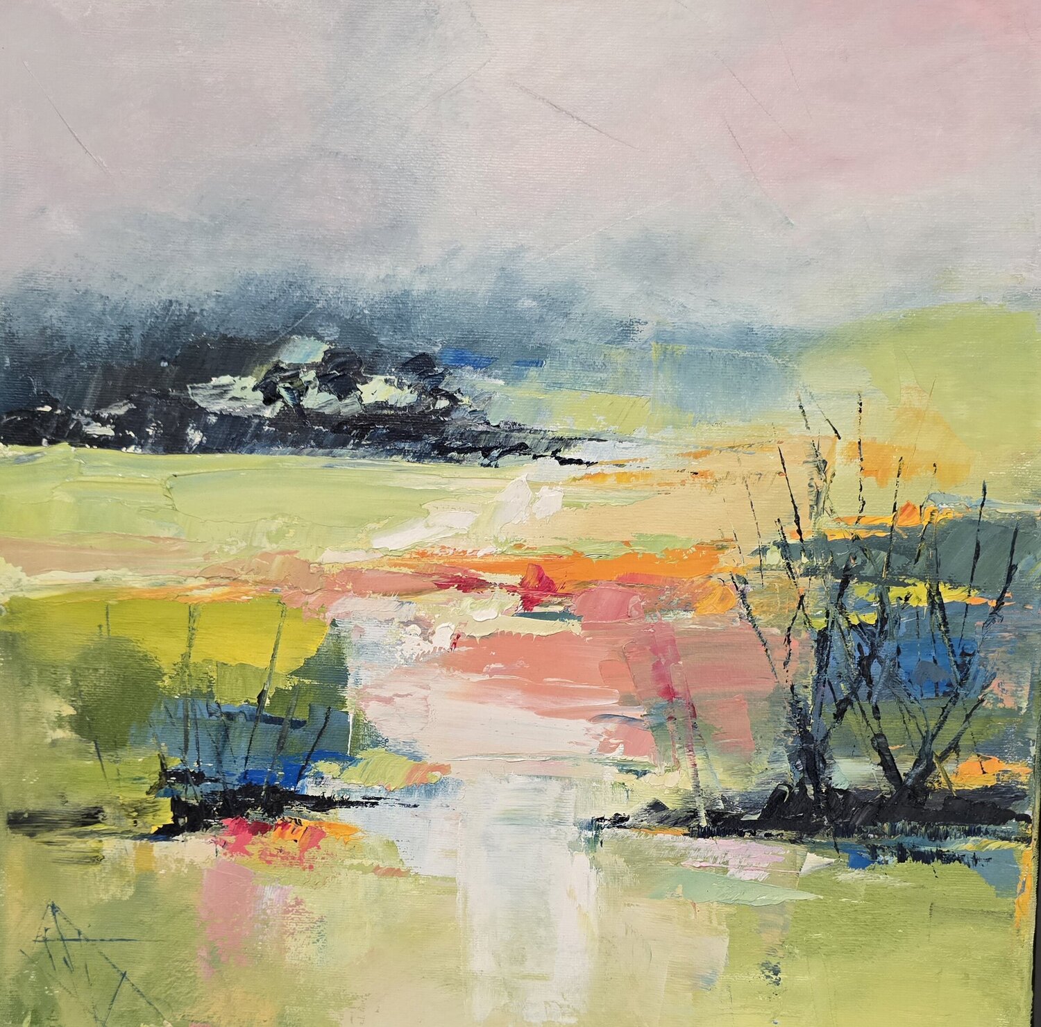 Paysage rêvé Clarisse Daurat Original painting for sale