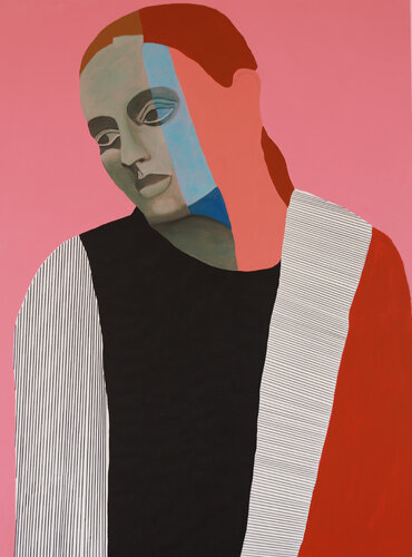 The Shape I Carry by Justina Gve, Painting for Sale on Select