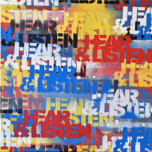 Exarcheia 01 Hear&Listen by Steit Slings, Painting for Sale on Select