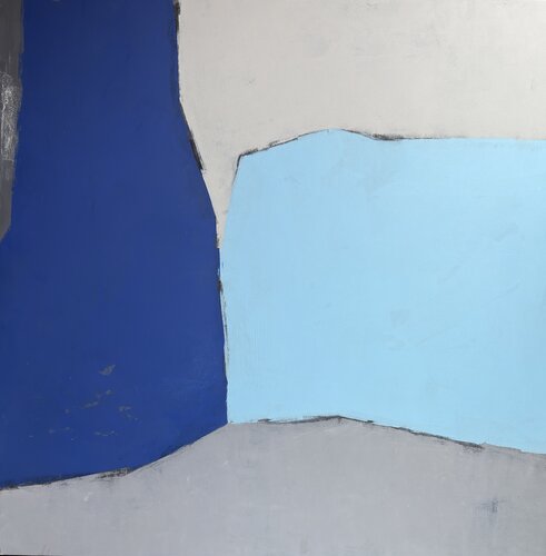 Intersección Negro 1 by Juan R Correa, Painting for Sale on Select