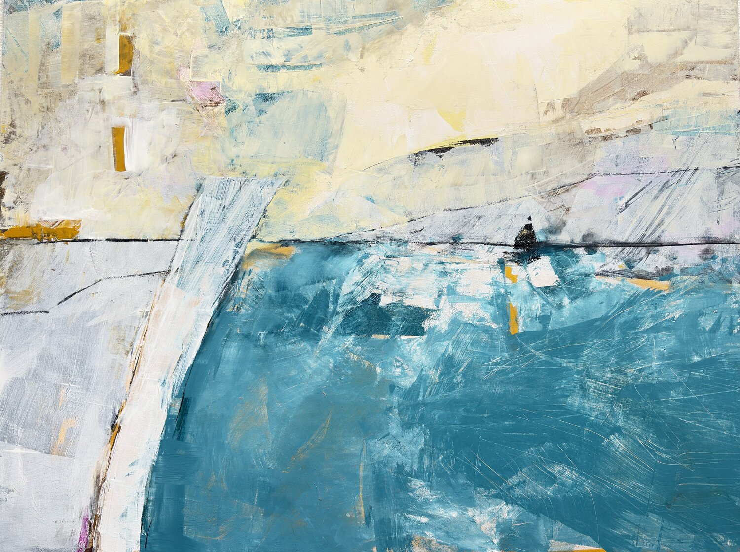 Sol gris Juan R Correa Original painting for sale