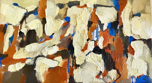 Midday /Abstract oil painting by Ana Saut, Painting for Sale on Select