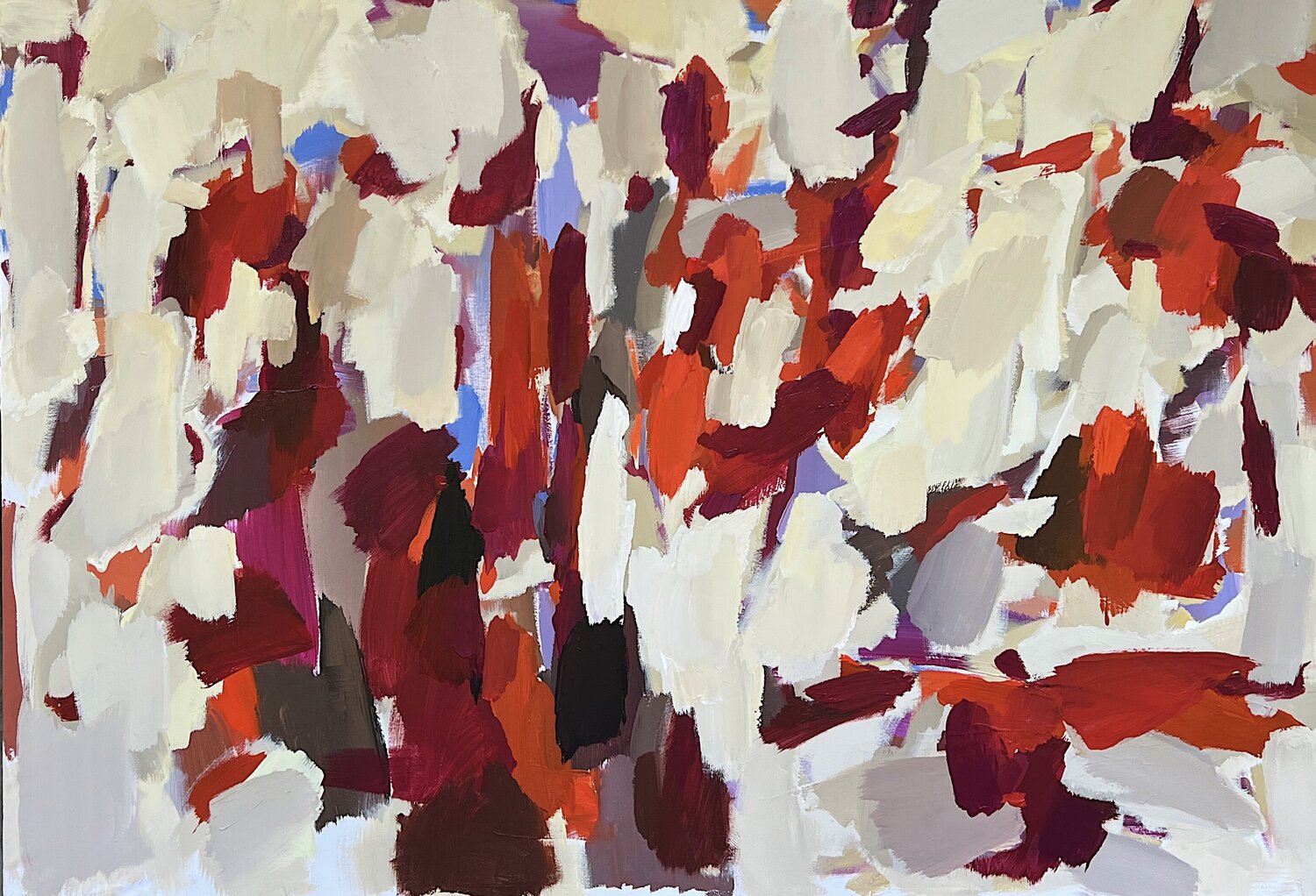 BRIGHT MOMENTS/Abstract acrylic painting Ana Saut Original painting for sale