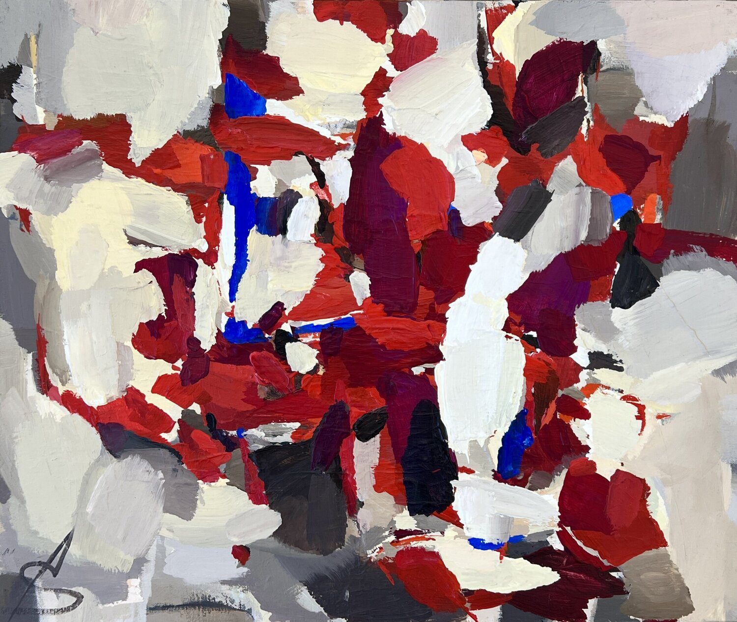 Catch the Moment  2 /abstraction acrylic painting Ana Saut Original painting for sale