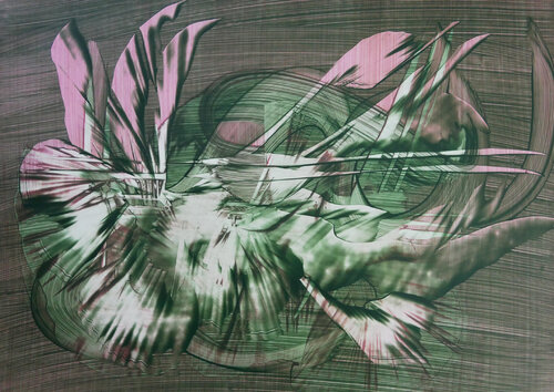 Primal Green #3 by Katrin Mates, Painting for Sale on Select