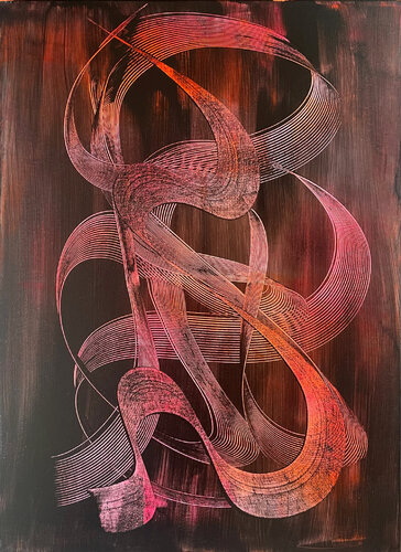Hochgefühl by Katrin Mates, Painting for Sale on Select