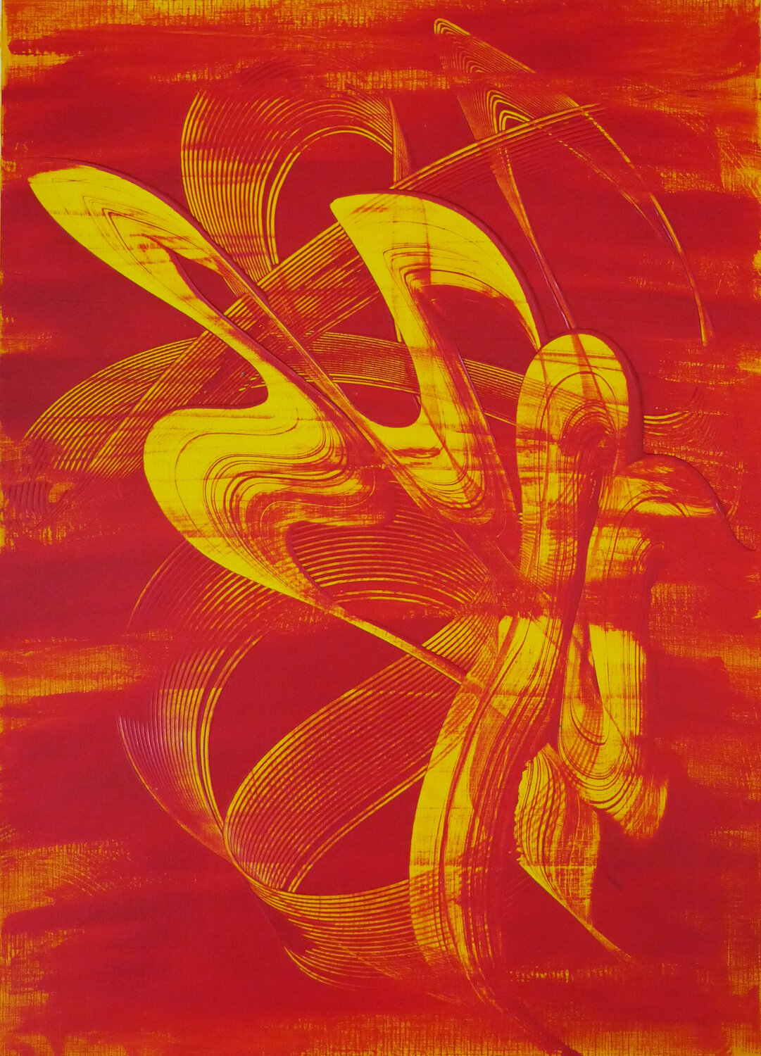 Tempestuous Prominence - Sonnensturm Katrin Mates Original painting for sale