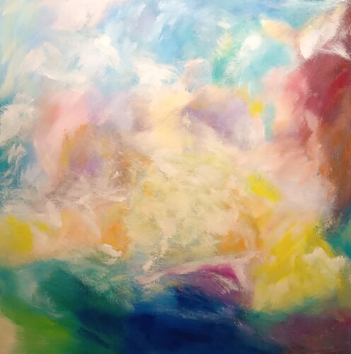 The oasis of heaven by Danijela Kostic -The Power of the Mind Art, Painting for Sale on Select