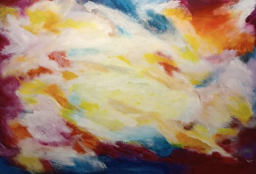 Dawn Awakening by Danijela Kostic -The Power of the Mind Art, Painting for Sale on Select