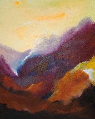 Burning Silence by Danijela Kostic -The Power of the Mind Art, Painting for Sale on Select