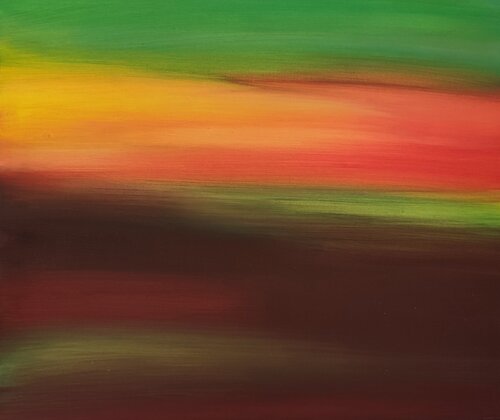 A Sunset Beyond Earth by Danijela Kostic -The Power of the Mind Art, Painting for Sale on Select