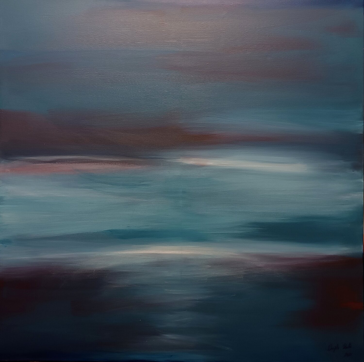 Behind the Visible Danijela Kostic -The Power of the Mind Art Original painting for sale
