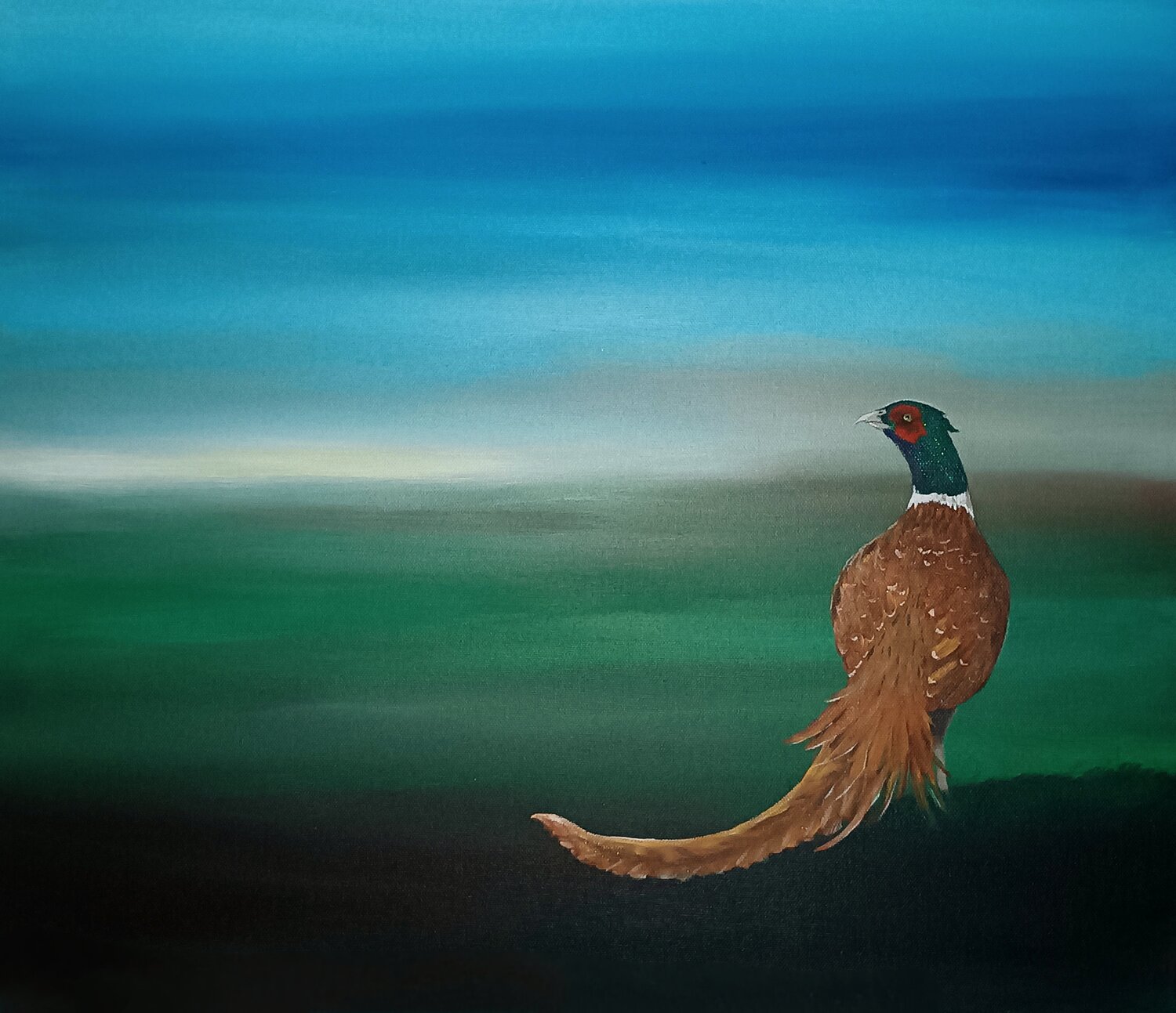 The gaze towards freedom Danijela Kostic -The Power of the Mind Art Original painting for sale