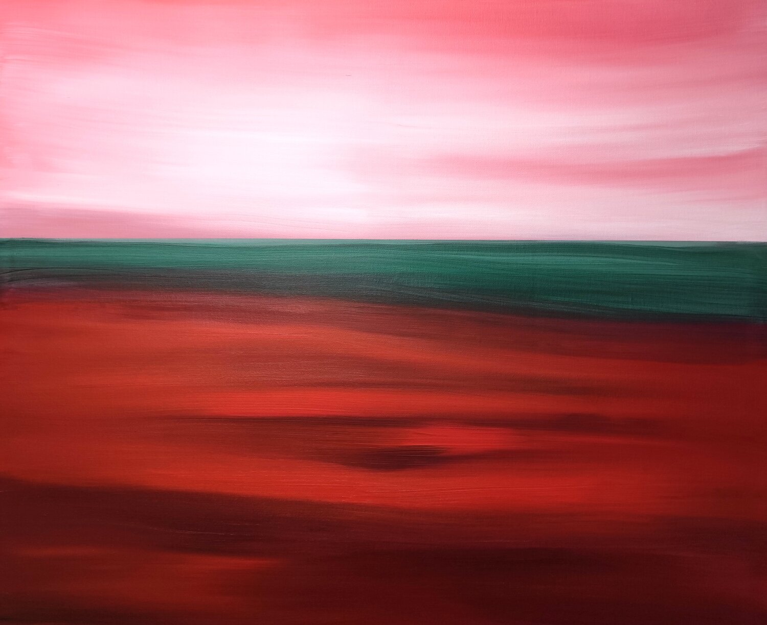 Crimson Sea Danijela Kostic -The Power of the Mind Art Original painting for sale