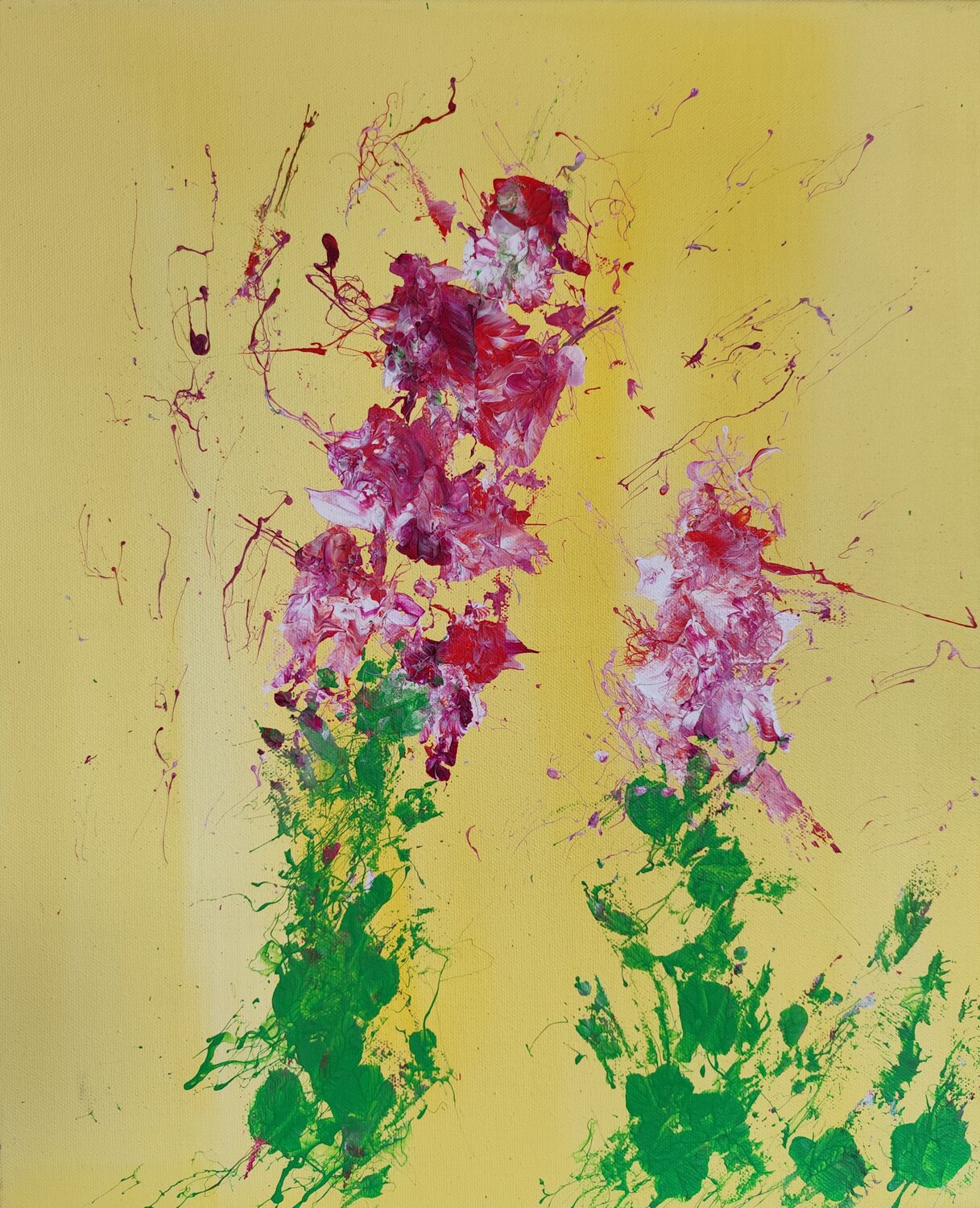 Yellow Dream Danijela Kostic -The Power of the Mind Art Original painting for sale