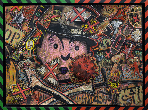 Who Do Voodoo by Sandy Sanders, Painting for Sale on Select