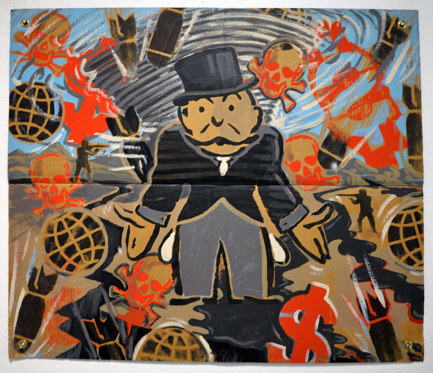 What Me Worry? Sandy Sanders Original painting for sale