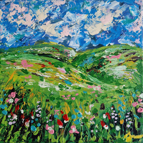 Spring Unfolding by Klaudia Sonas, Painting for Sale on Select