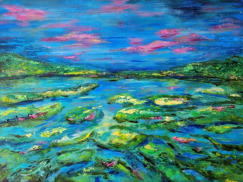 Love Floated Here Once by Klaudia Sonas, Painting for Sale on Select
