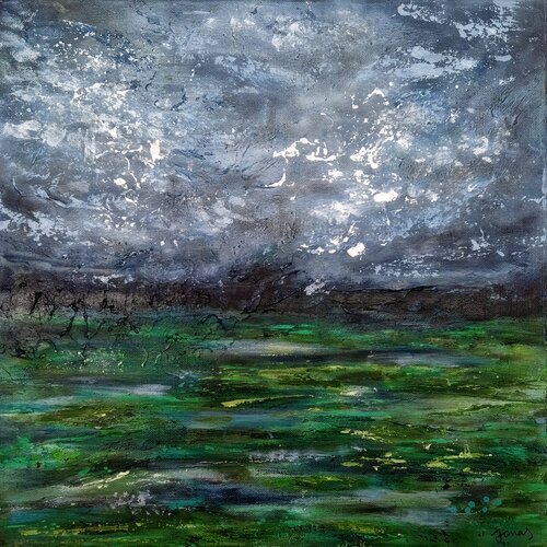 Under the Restless Sky by Klaudia Sonas, Painting for Sale on Select