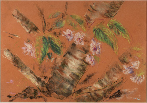 Cherry blossom by Ana Mouga, Painting for Sale on Select