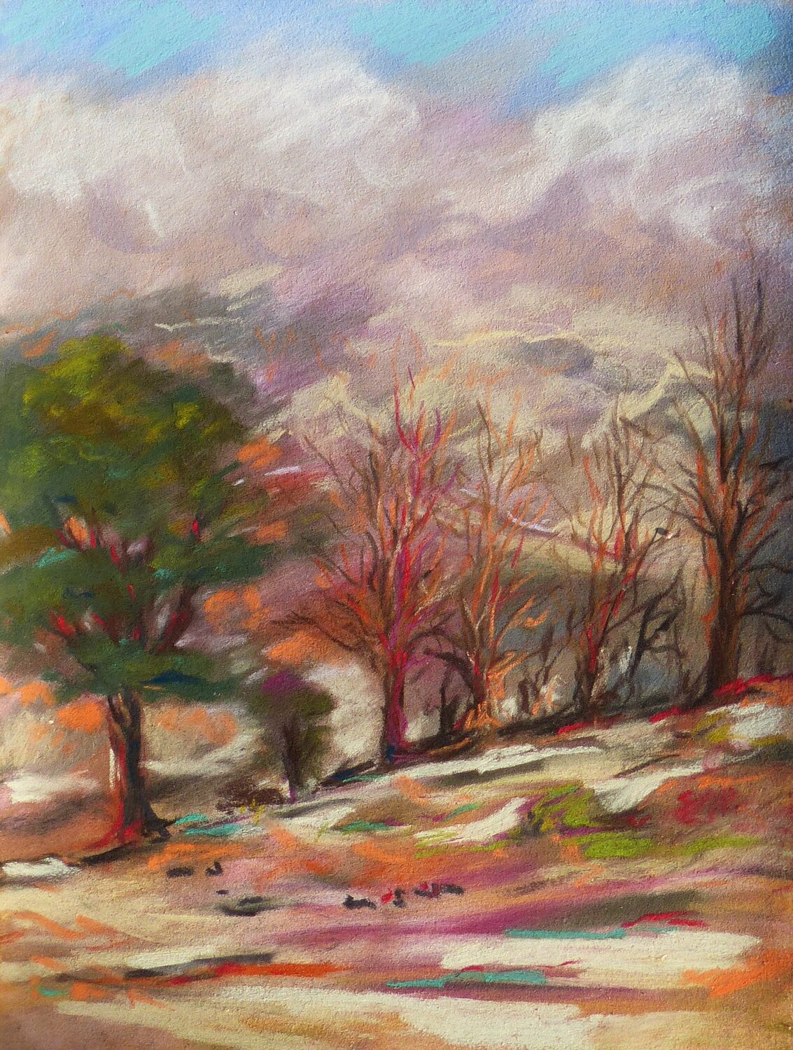 At a distance Ana Mouga Original painting for sale