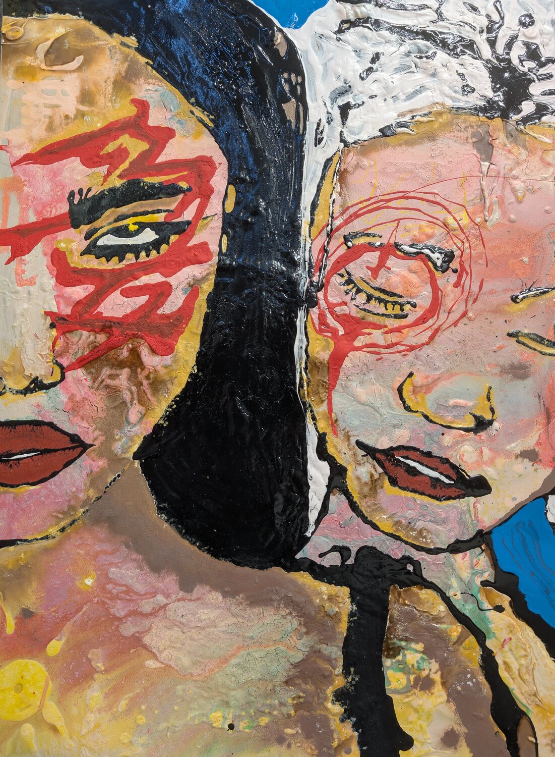 fratelli no name , Unbreakable Bond Michele Fontana Original painting for sale