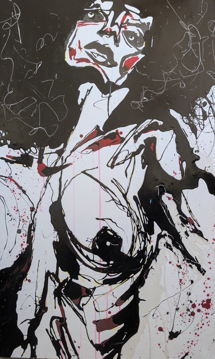 Donna nuda, Unbreakable Bond Michele Fontana Original painting for sale