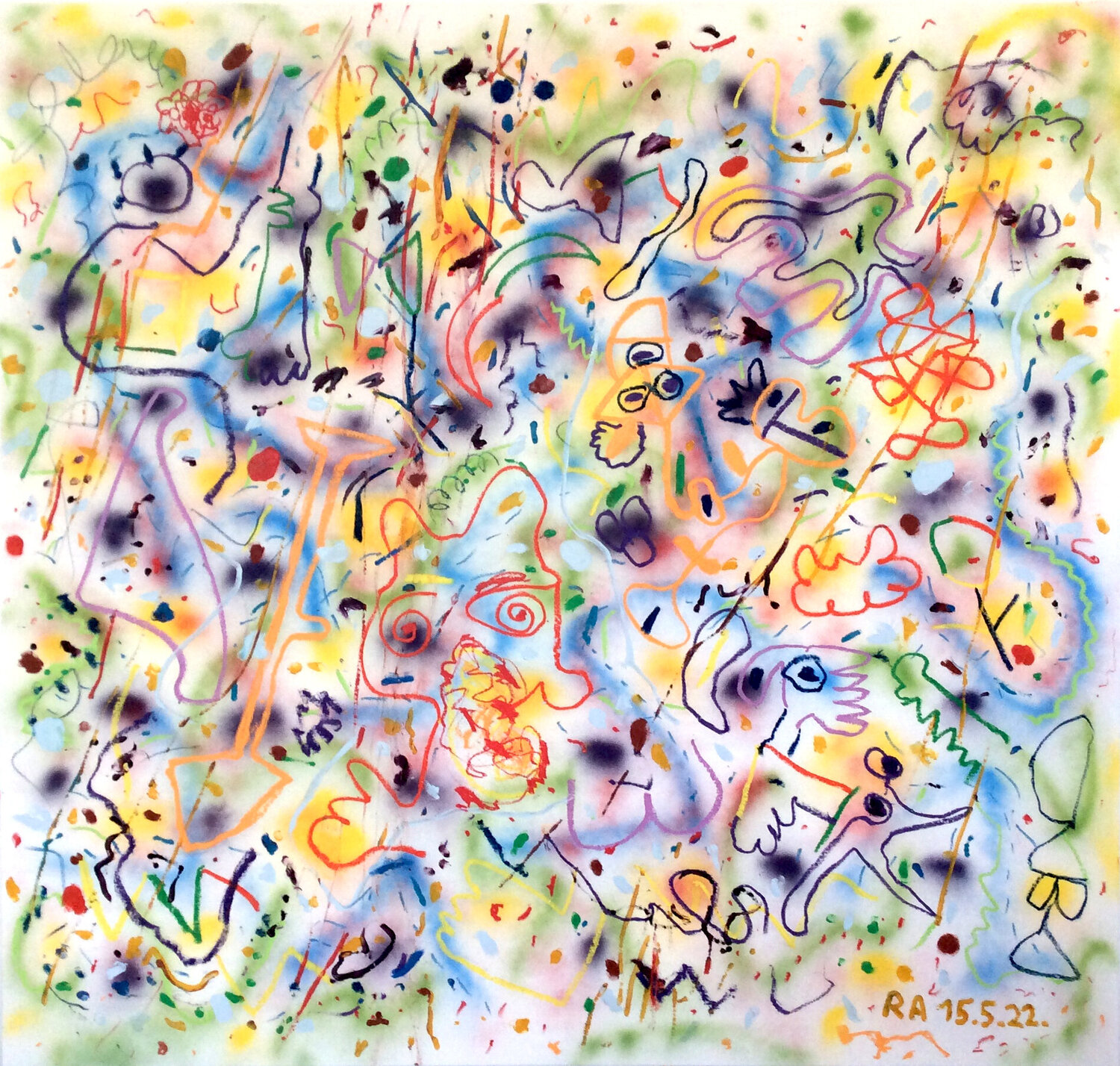 15.5.22 Ralf Altrieth Original painting for sale