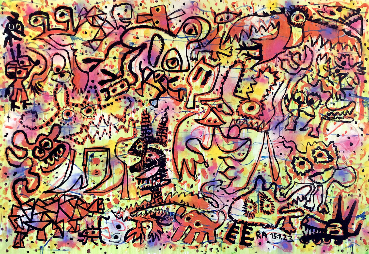 15.1.23 Ralf Altrieth Original painting for sale