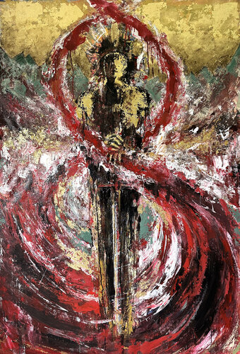 Bearer of the Unseen by Fabio Marinho, Painting for Sale on Select