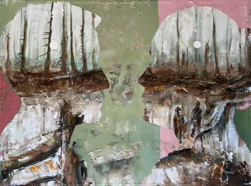 Healing by Fabio Marinho, Painting for Sale on Select