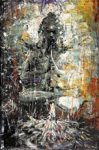 How I See Her by Fabio Marinho, Painting for Sale on Select
