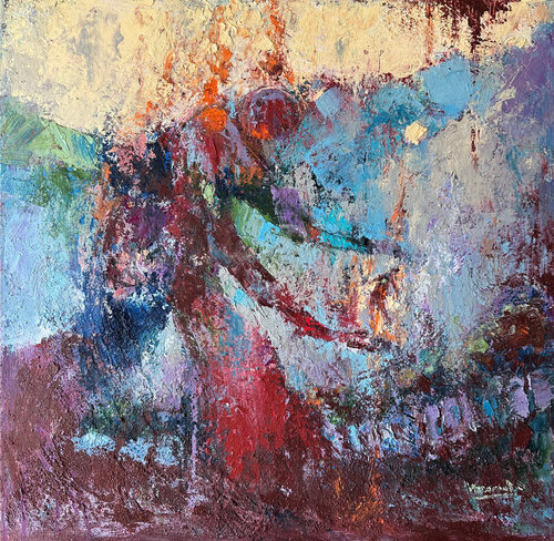 Same Sides by Fabio Marinho, Painting for Sale on Select