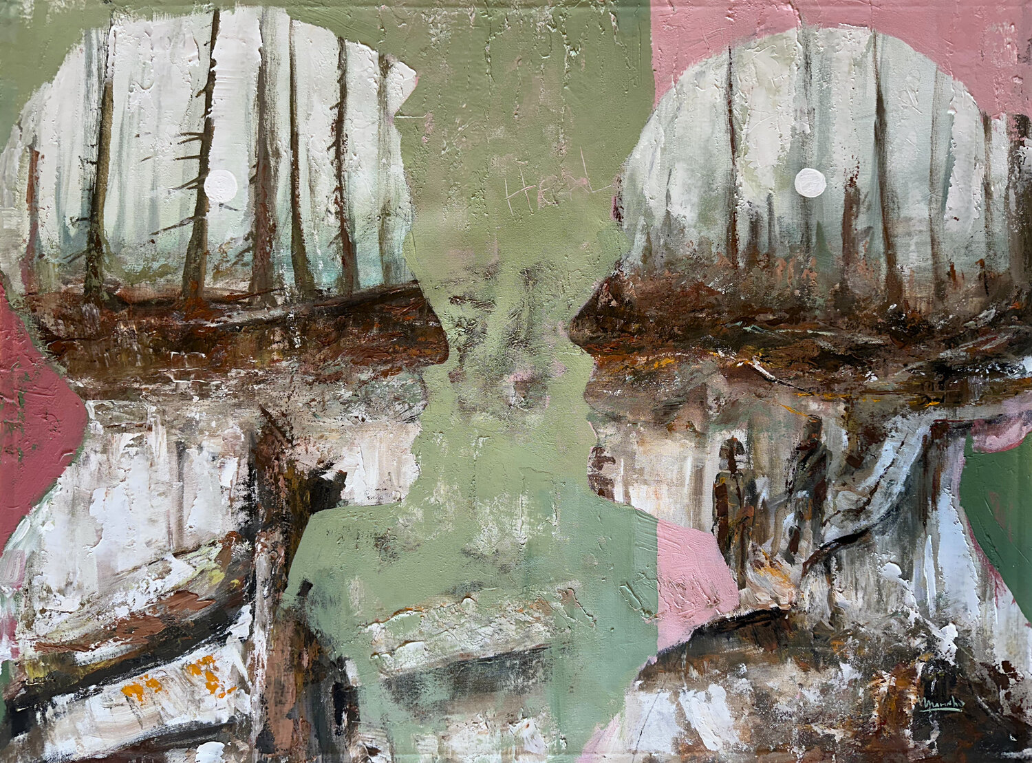 Healing Fabio Marinho Original painting for sale