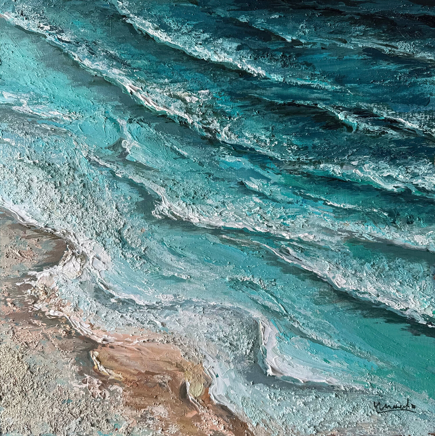State of Flow Fabio Marinho Original painting for sale