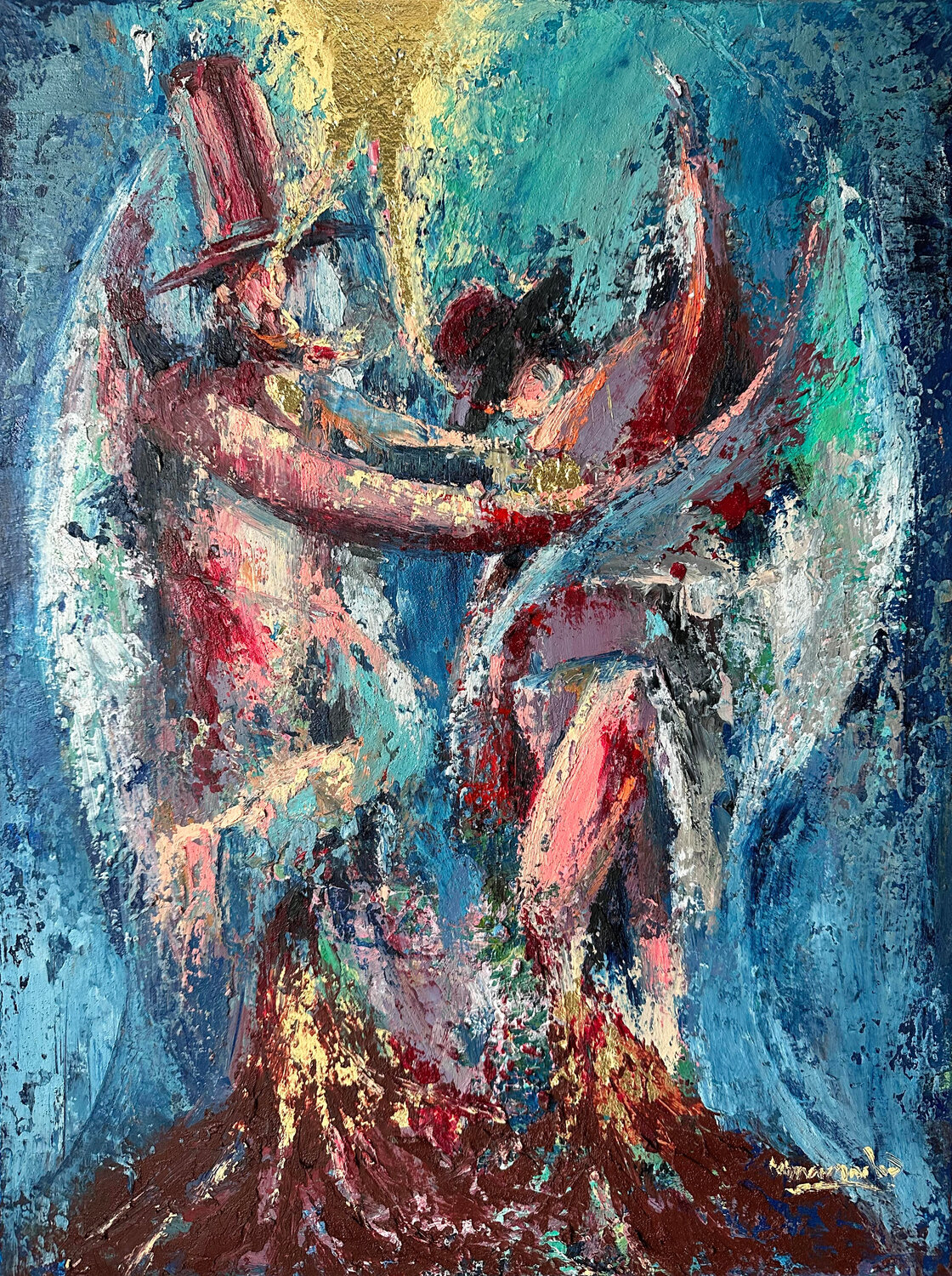 Conduction Fabio Marinho Original painting for sale
