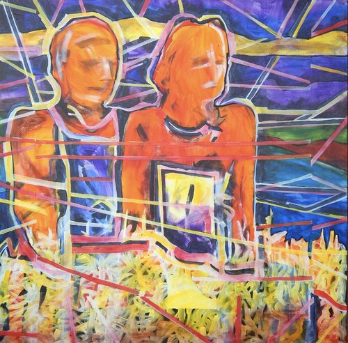The Immigrants by Jeri Griffith, Painting for Sale on Select