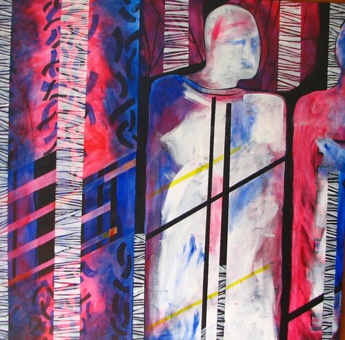 Smoke and Mirrors by Jeri Griffith, Painting for Sale on Select