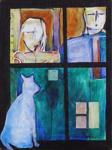 Married Couple by Jeri Griffith, Painting for Sale on Select