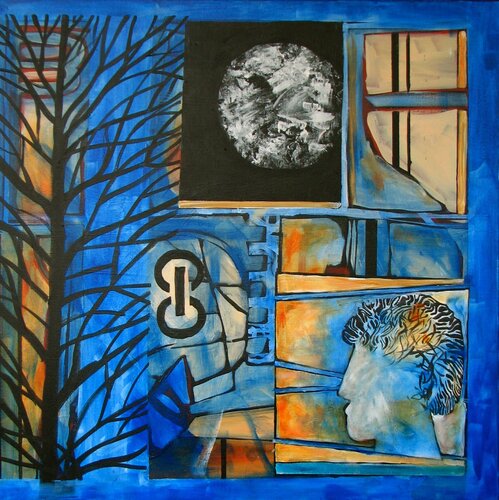 Full Moon by Jeri Griffith, Painting for Sale on Select