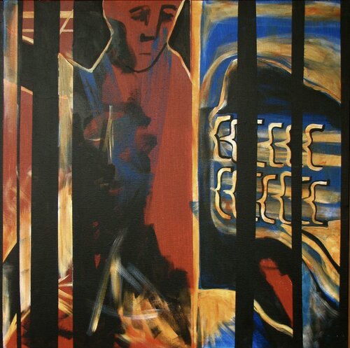 Zeus by Jeri Griffith, Painting for Sale on Select