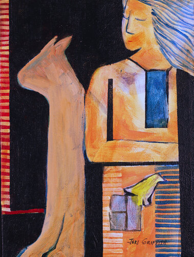 Lioness by Jeri Griffith, Painting for Sale on Select