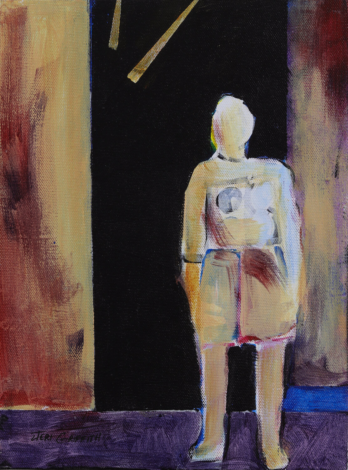 Loneliness Jeri Griffith Original painting for sale