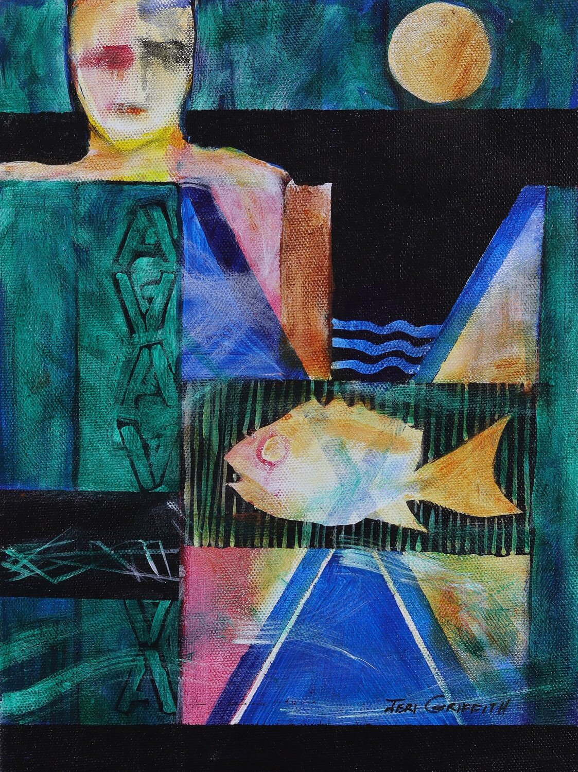 Seaside Jeri Griffith Original painting for sale