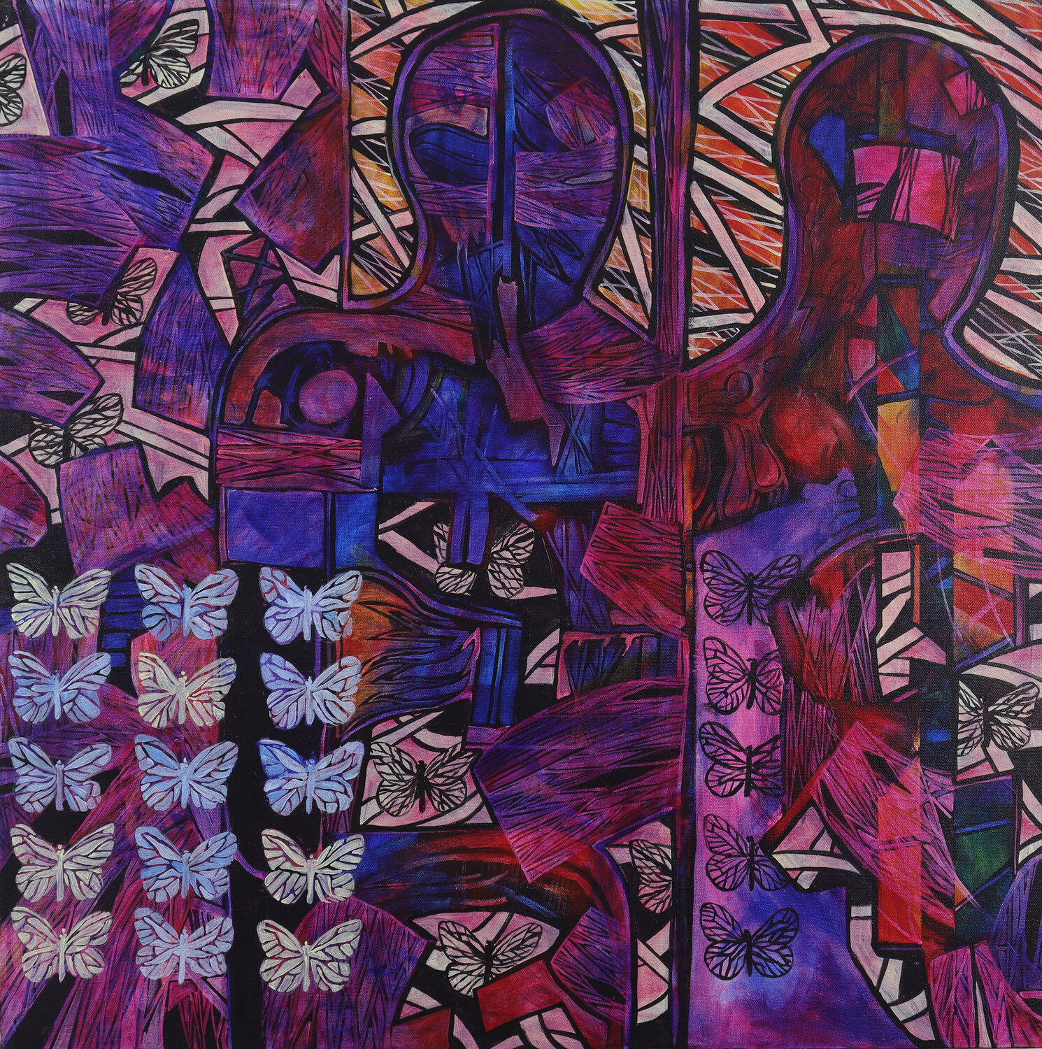 The Prisoners Jeri Griffith Original painting for sale