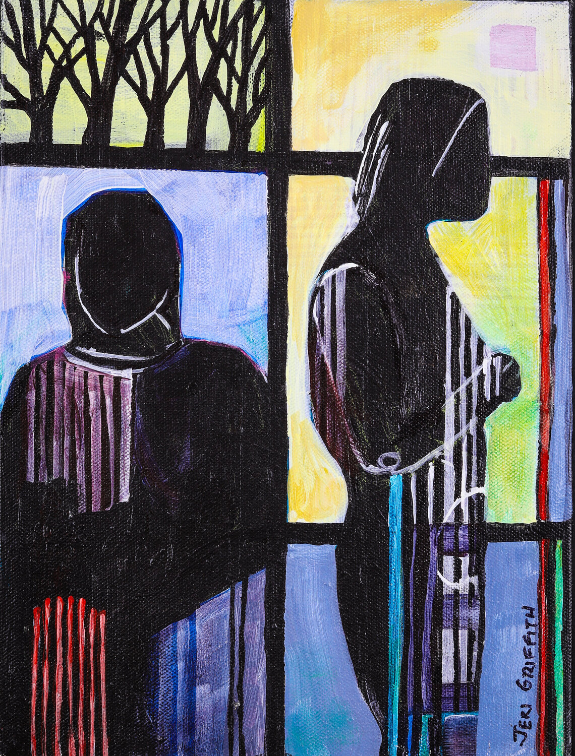 Windows Jeri Griffith Original painting for sale