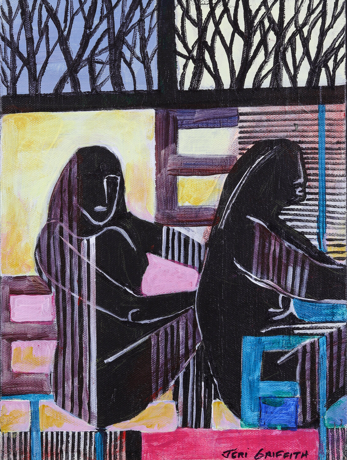 Sisterhood Jeri Griffith Original painting for sale