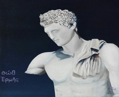 Hermès by Mikel Richard, Painting for Sale on Select